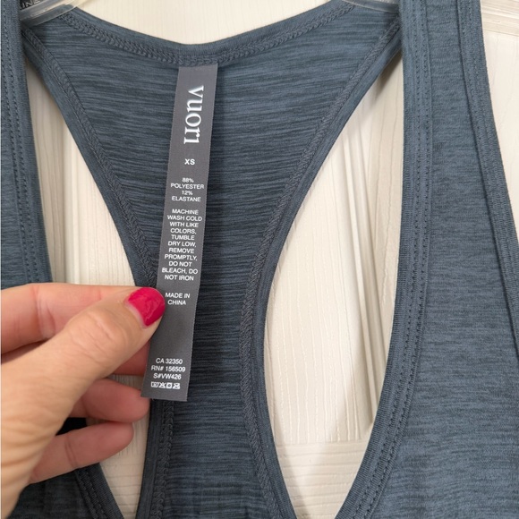 Vuori Lux Jumpsuit, teal, size XS - Picture 2 of 4